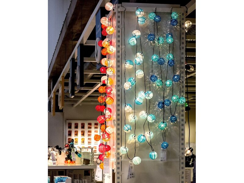 Guirlandes lumineuses, lanternes, bougies LED – lot de 10 m