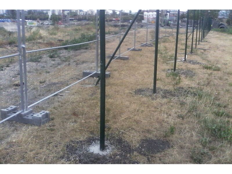 Clôture / barrière de chantier – lot de 10 m